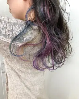 ✨プチオシャレ✨（インナーカラー+ケアブリーチ+似合わせカット+髪質改善トリートメント）