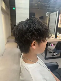 ⚜️メンズカット+特殊パーマ+超音波トリートメント🎱