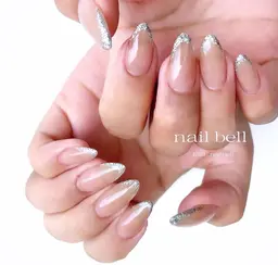 オフィスネイルにオススメ🎗️バーチャルカラー＋大人フレンチ（オフ込み）