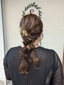 お呼ばれヘアセット