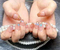 【自爪】選べる贅沢定額シンプル♪ 30種類以上韓国ネイル＆ワンホンネイル 6980円