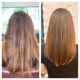 ノンストレスなストレートヘアに❗️髪質改善✨縮毛矯正✨クオライン、コスメクリーム