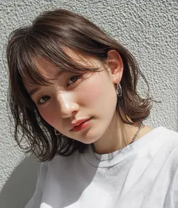 小顔効果抜群💚肩付く顔まわりレイヤーボブ💚 aujua/炭酸シャンプー付き🫧 ͛.*