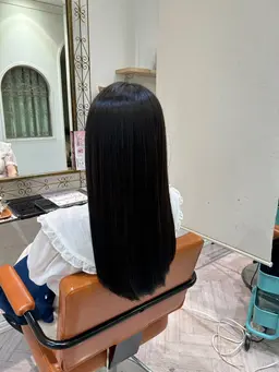 縮毛矯正＋ブロー