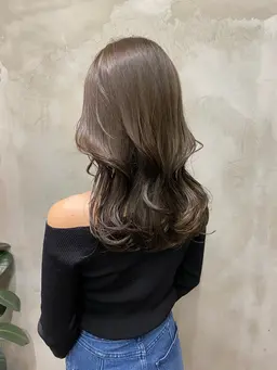 カット➕透明感ケアカラー(ワンカラー)