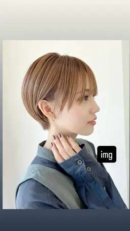 【カット無料‼️】柔らかく動く🌿ナチュラルショート✂️