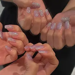 🤍handワンカラーorラメグラデーション(オフあり)🤍