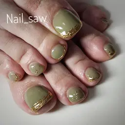 フットジェルシンプル(グラデ、マグネット、ミラー、フレンチ)オフ込みorオフ無し