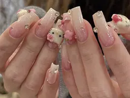 【研修モデル】ワンカラ/マグネット💎 パーツデザイン(パーツ 10個まで)★ソフトジェルオフ➕550円