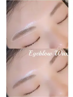 【2回目のお客様🌼】アイブロウスタイリング🎈アイブロウワックス・間引き込