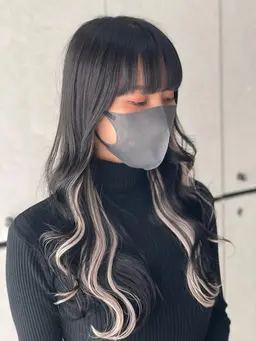 💎ダメージ0💎インナーorコントラストハイライト【10本ならどこにつけてもOK】＋ワンカラー　エクステカット込み✂︎