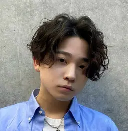 🌿‬クチコミ記載🌿‬メンズカット+フェザーパーマ🌿‬