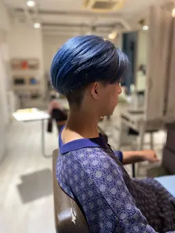 メンズカット＋ブリーチカラー