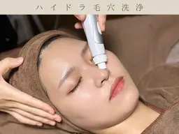 【毛穴の汚れ/黒ずみ徹底改善！】ハイドラ毛穴洗浄(韓国産パック付き)