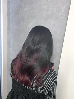 インナーカラー（ブリーチ＋カラー）