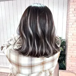 【業界最新LEDエクステ】カット + エクステハイライト/インナー（30本/45cm）1本~追加¥550