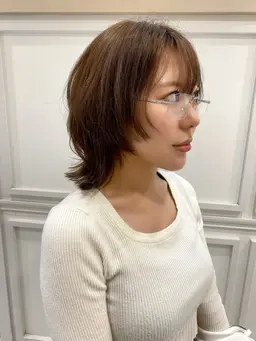 ケアカラー🌙＋似合わせカット＋髪質改善バイカルテフルコース美髪エストトリートメント💕