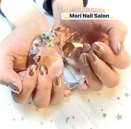 「人気No.3」💗シンプルミラーネイル「オフ込み」