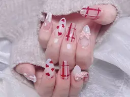 🦋120分持ち込みデザイン　🌸アート、シール、💎¥500以内パーツつけ放題❣️ソフトジェルオフ込み