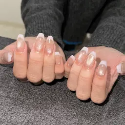 チップ長さだし「シンプル10art（フレンチ、グラデーション、マグネット、フラッシュ）」パーツ¥50​〜​¥800