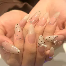 🩰ྀིパラジェルアート5本付き＋パーツ2つ/オフケア込み✨