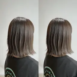 【当日予約🉑】髪質改善🐤垢抜けカラー💛(髪質改善/グレージュ/オリーブカラー/赤み消しカラー/艶髪/ボブ)