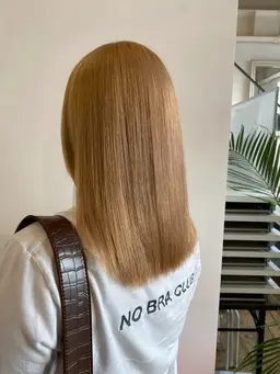 ✨酸性ストレート✨(ブリーチしてる人OK、ハイダメージの人OK、縮毛矯正してる人OK)➕グローバルミルボンTR付き