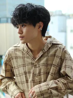 🔥カット+ツイストスパイラルパーマ\池袋メンズカット