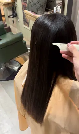 毛先カット（2cm以内）➕縮毛矯正（学生限定）