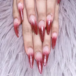 チップスカルプワンカラー、グラデーション、フレンチ(オフあり)パーツ無しのシンプル　長さS~Lまで