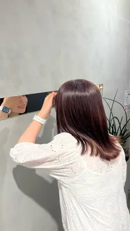 艶髪✨高濃度水素カラー➕シャンプーブロー🫧🧊