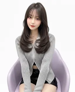 【2月3月限定✨】ブリーチなしダブルカラー🩶＋髪質改善1STEPトリートメント✨