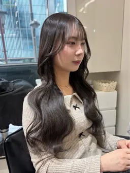 【1/21限定🖤】カット＋艶カラー＋2stepトリートメント‪       𓏸ロング料金なし