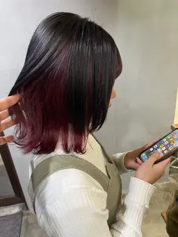 【レディース限定メニュー】カット＋インナーカラー＋トリートメント