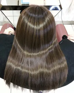 カット+高濃度水素ケア縮毛矯正 +マーブ