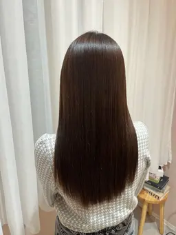 縮毛矯正＋毛先カット