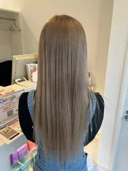 ダブルカラー＋ノーマルトリートメント（ブリーチ有無同じ価格になっております）