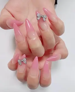 ❤️【光沢】フレンチ•カラーグラデーション❤️オフ込み🎀