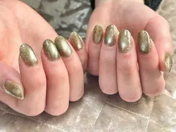 ミラー／オーロラ／カラーグラデーション/マグネットネイル