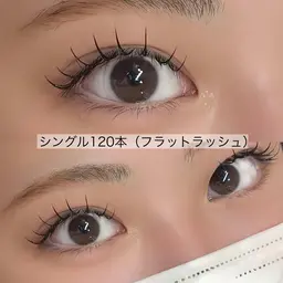 マツエク2月末までの限定モニター！シングルマツエク 90分付けれるだけ。下記の🔴注意事項🔴を必ずお読みください。