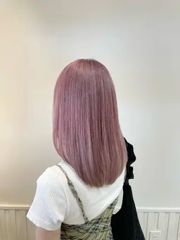 🩰ブリーチリタッチ＋ケアカラー＋髪質改善トリートメント🩰　(リタッチ3cm以内)