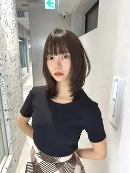 【新規】前髪・顔周りカット+ 透明感ケアカラー +3stepトリートメント