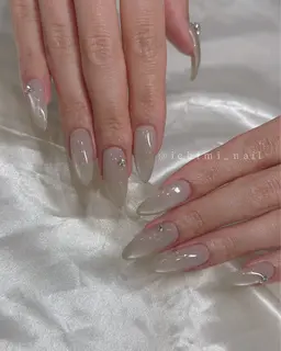 【ソフトジェルオフ初回無料】うる艶マグネットネイル🎀