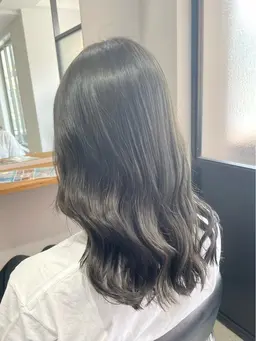 【上品透明感叶える】ブリーチなしケアWカラー＋5stepトリートメント