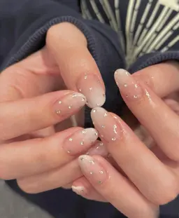 カラーグラデーション／チークネイル