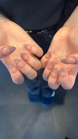 ラメグラデーション〈オフあり〉