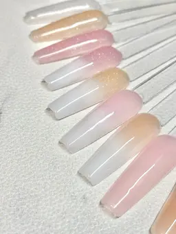 オフ別💅長さだし10本ベイビーブーマー/フラッシュラメ