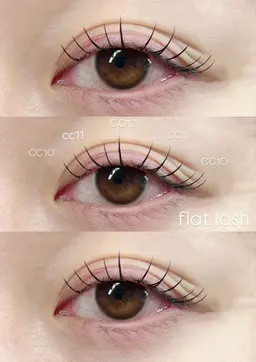 フラットラッシュ140本🦢コーティング付