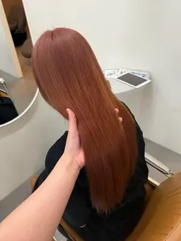 《color model》ブリーチリタッチ+髪質改善カラー💞 (鎖骨下1100円胸下2200円いただきます◎)