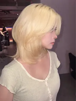 リタッチのみ 抜きっぱなしブロンド